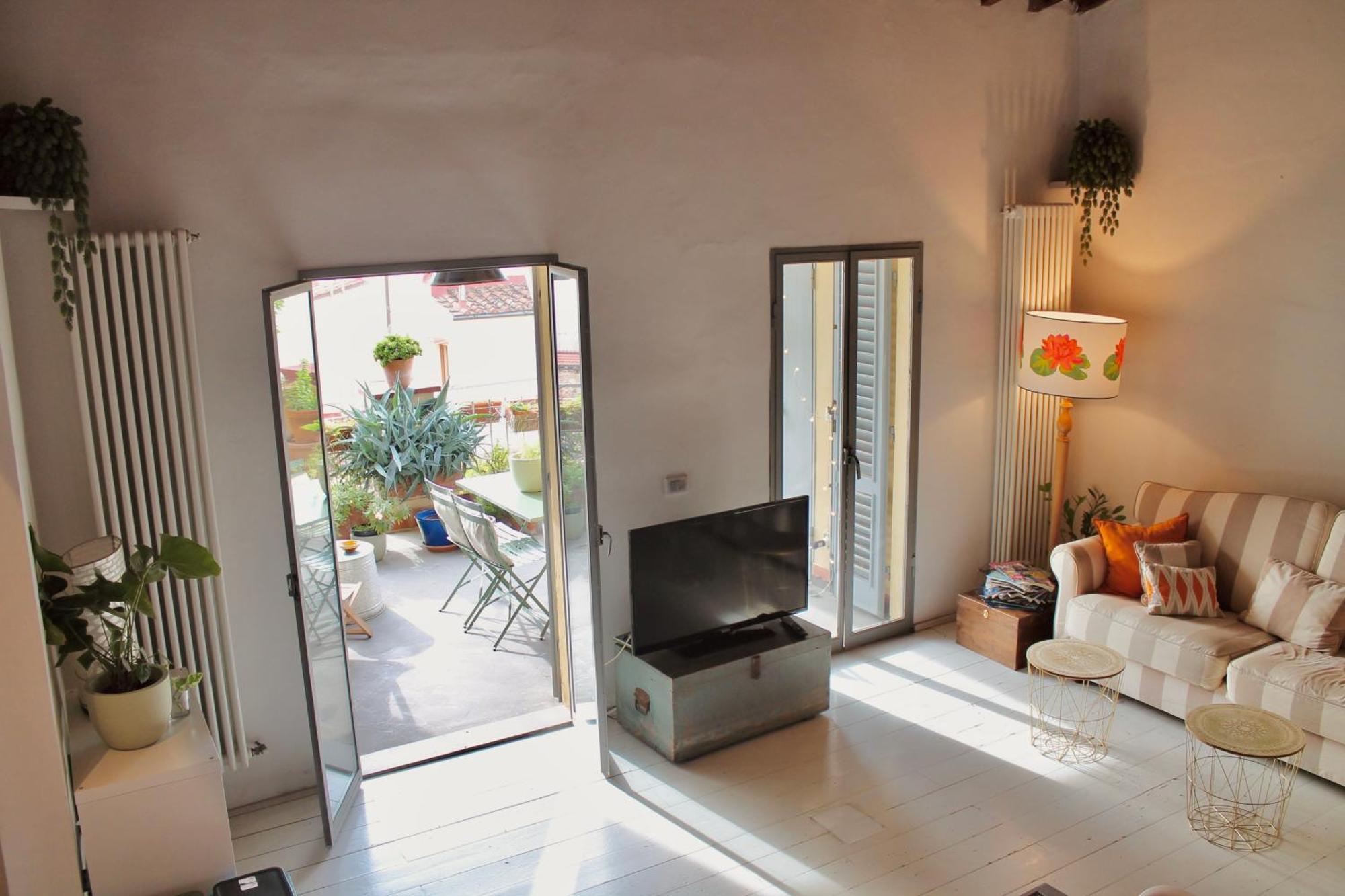 Apartmán Attico Con Terrazza Su Firenze Exteriér fotografie